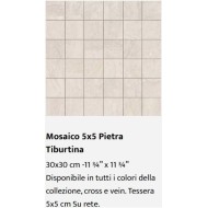 PIETRA TIBURTINA Aventino Vein 5x5 30x30 - Casalgrande Padana