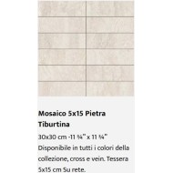 Pietra Tiburtina Campidoglio Cross 30x30 Casalgrande Padana