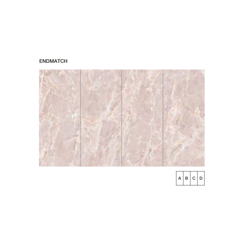 AlabastrI Pink D – 120x278 cm, 6 mm, matt