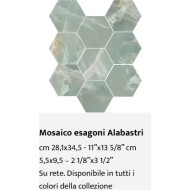 ALABASTRI MOSAIK ESAGONI 28,1x34,5 cm
