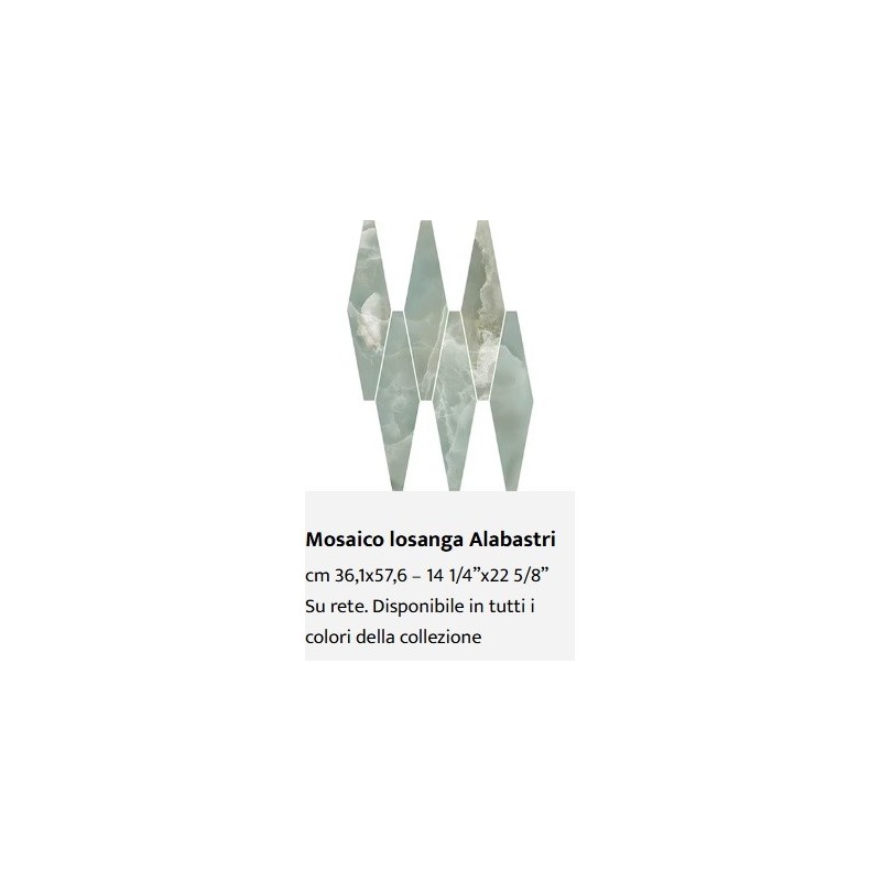 ALABASTRI LOSANGA ALABASTRI GREEN LUCIDO 36,1x57,6 -