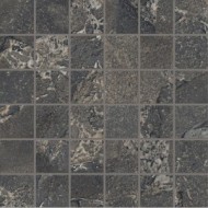 Unique Intensity Stone 30x30 Cobblestone Black - PROVENZA