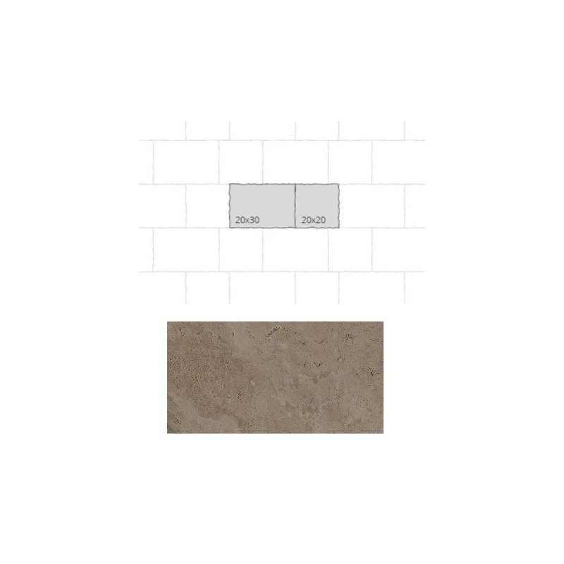 Unique Travertine Ancient Chocolate Opus Brecciato - Provenza