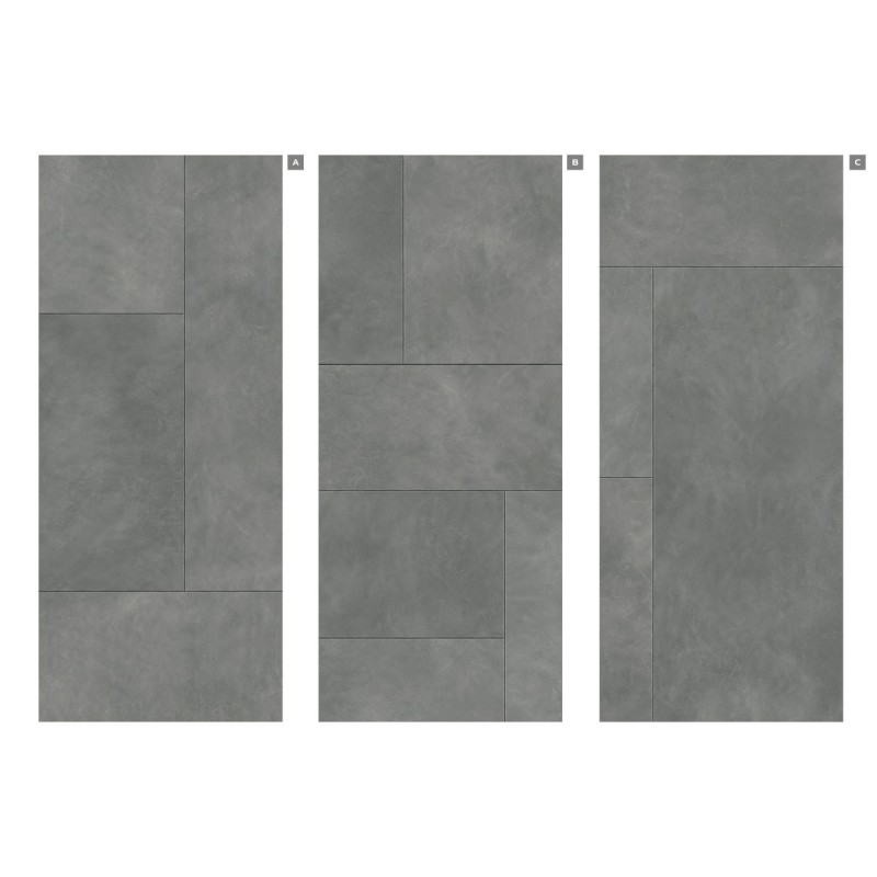 Korium 120x280 Grey Square A
