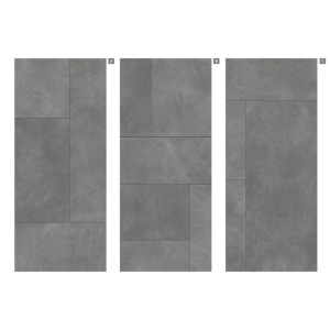 KORIUM 120x280 Grey Square B — La Fabbrica Ava
