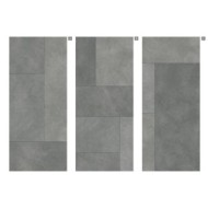 KORIUM 120x280 Grey Square Sign C - La Fabbrica