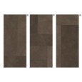 KORIUM 120x280 Brown Square Sign C - LA FABBRICA