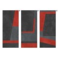 KORIUM 120x280 Anthracite Red Diagonal C – La Fabbrica slab