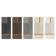KORIUM 120x280 Brown Orange Square Logo – LA FABBRICA AVA