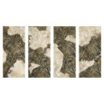MAGMA 120x280 Black & White lapped glossy slab