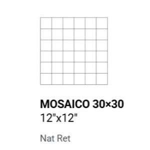 Mosaïque Velaris 30x30 Grigio