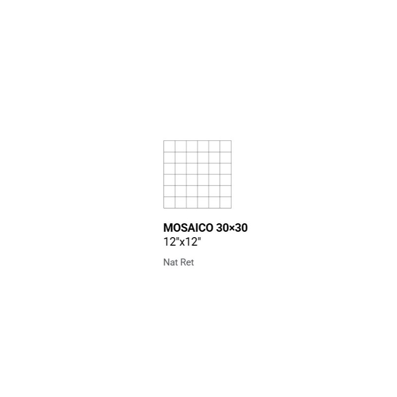 VELARIS 30x30 Velaris Grigio Mosaic - LA FABBRICA LFB 2631T4