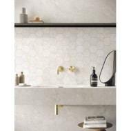 KAVE Ivory Mosaic Esagona Fliesen