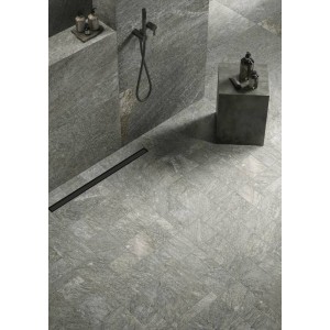 Menhir gris pattern céramique