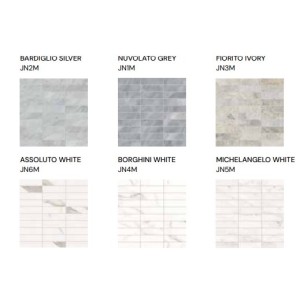 Versilia White Mosaïque 30x30 JN5M