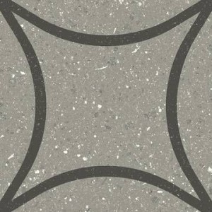 Terrasale Astro Cenere 20x20 decorazione
