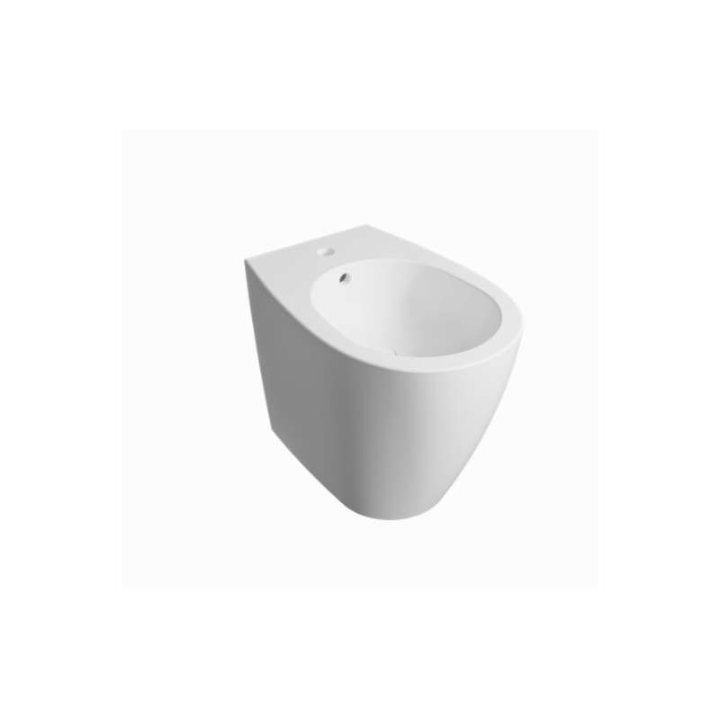 Boden-Bidet DISEGNO CERAMICA Pleno, weiß glänzend