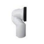 CURVE B 11 cm – Design Ceramica, Weiß glänzend