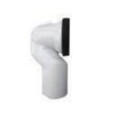 CURVE B 11 cm – Design Ceramica, Weiß glänzend