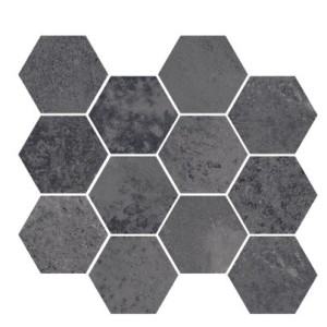 CORTEN IRON NATUREL MOSAIQUE HEX 30X28 - Aparici