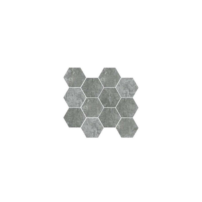 Harlem Grey Naturale mosaico hex 30x28
