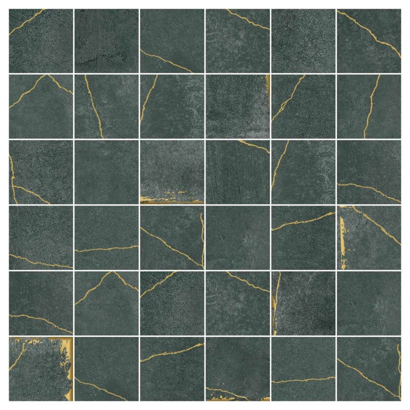 Kintsugi Green Aichi Mosaic 5x5