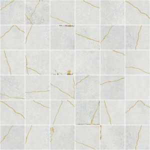 Kintsugi White - mosaïque céramique