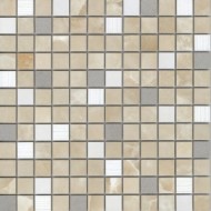 Magma Beige Mosaic 2.5x2.5 Decor