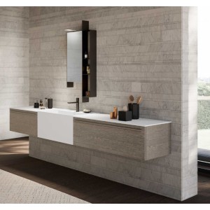 LIME 0 Bath Cabinet AZZURRA Simple 023 245cm Ash Oak