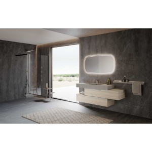 Meuble salle de bain LIME 0 FLY 025 AZZURRA (1N1)