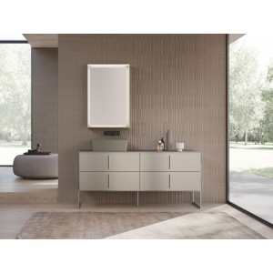 LIME 0 Simple 028 Bathroom Cabinet – Creta Metallic Matt Finish