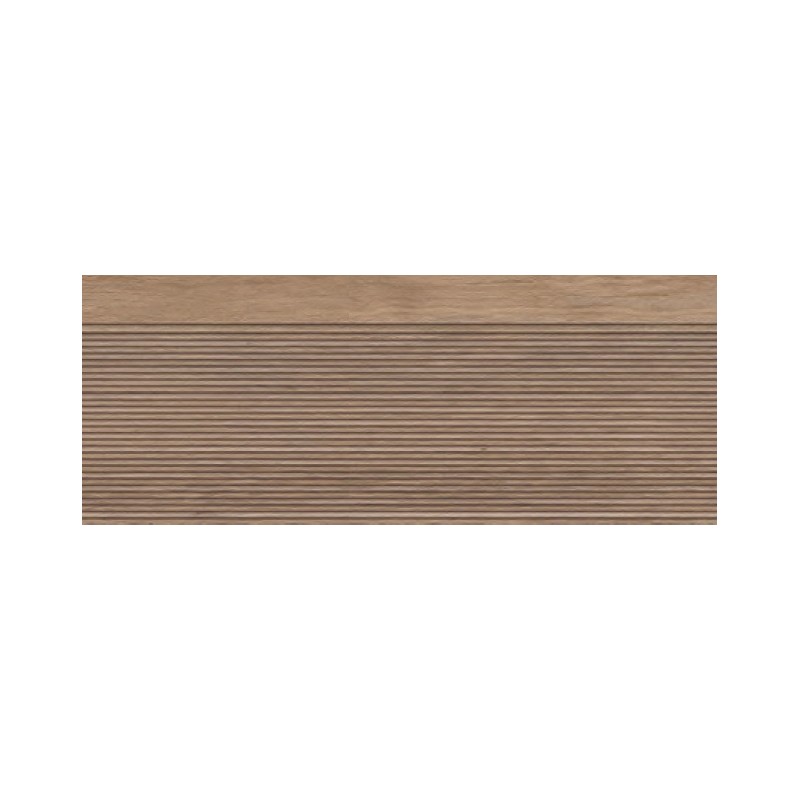 London Stripe 3D Nogal Wandbelag