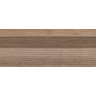 London Stripe 3D Nogal Wandbelag