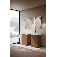 LIME 0 PUSH&PULL 030 Badmöbel Set – 120cm, AZZURRA