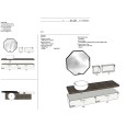 LIME 0 PUSH&PULL 031 - Mobile Bagno AZZURRA 180cm