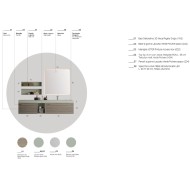 LIME 0 ASTER 032: Mobile lavabo moderno