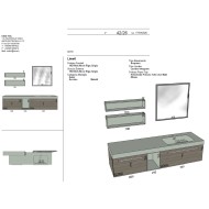 LIME 0 ASTER 032: Mobile lavabo moderno