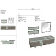 LIME 0 ASTER 032: Mobile lavabo moderno