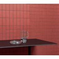 DIN Red Matt Mosaic 7.4x7.4/30.2x30.2 Mutina KGDM49 01