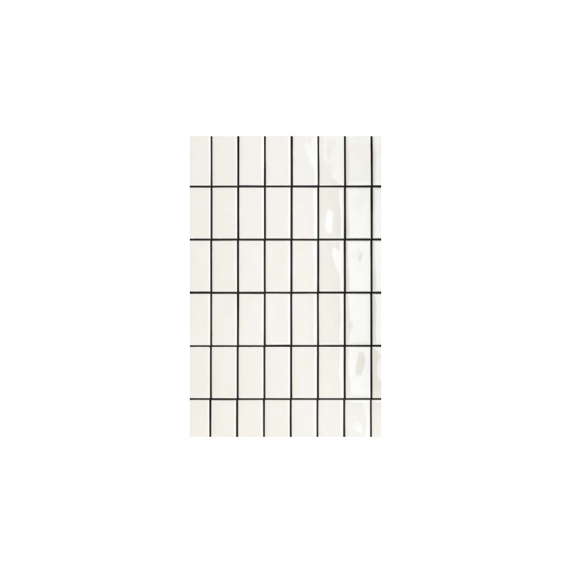 DIN White Glossy Mosaic 3,6x7,4 + 30,2x30,2 Mutina KGDG71 01