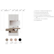 LIME 1.0 Nest 122 - Mobile Bagno AZZURRA 1N3