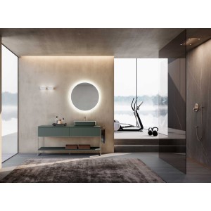 AZZ LIME 1.0 JEY 127/160cm Badmöbel – modern, matt Ottawa, Verona/Creta