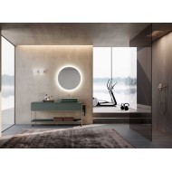 LIME 1.0 JEY 130: Mobile Bagno Laccato Verde Comodoro
