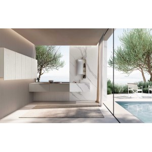 AZZURRA Lime 1.0 TRATTO 131 – 270cm Badmöbel, matt Taupe