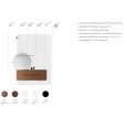 LIME 1.0 TRATTO 132 - Mobili a terra AZZURRA, stile moderno