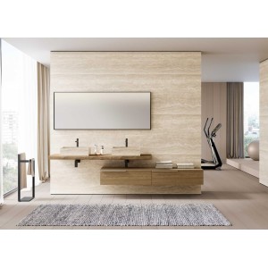 LIME 1.0 TRATTO 134 Badmöbel – Sand Eichenfurnier