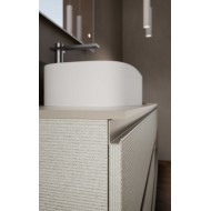 LIME 1.0 LOFTY 135 cm – Mobile Da Bagno AZZURRA, Beton Rigatino