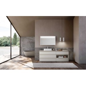 LIME 1.0 LOFTY 135/210cm – AZZURRA Badmöbel LOFTY Beton