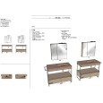 AZZ LIME 1.0 LOFTY 137 Badezimmerschrank