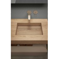 LIME 1.0 LOFTY 137: Mobile bagno laccato terra opaco